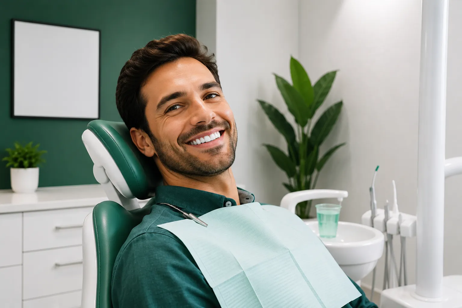 Smiling dental patient at Longbranch Dental Center in Greenville, TX