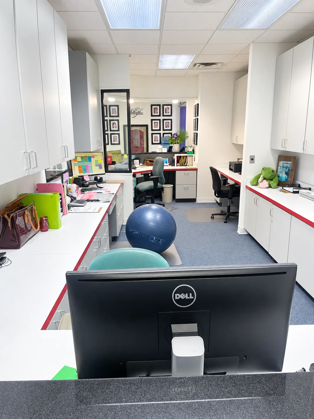 Front office at Longbranch Dental Center, a dentist near Wolfe City, TX