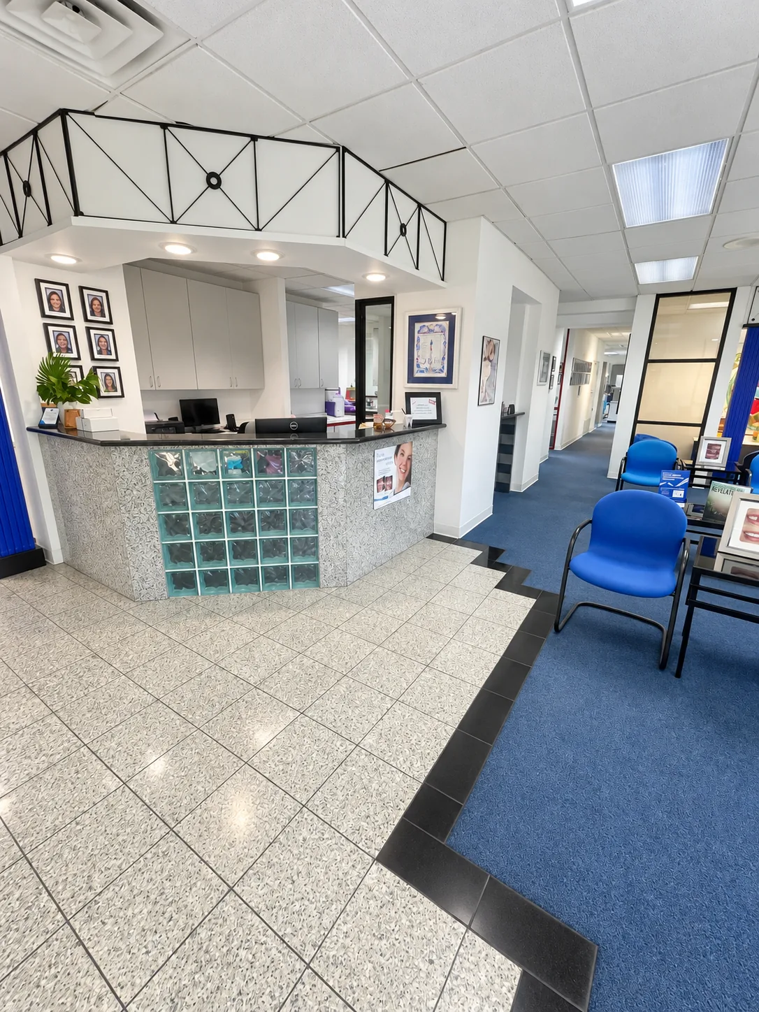 Reception and waiting area at Longbranch Dental Center, a dentist near Caddo Mills, TX